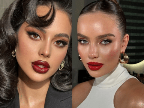 BOLD LIPS + EYES: Boca poderosa com olhar marcante para quem não tem medo de se jogar!